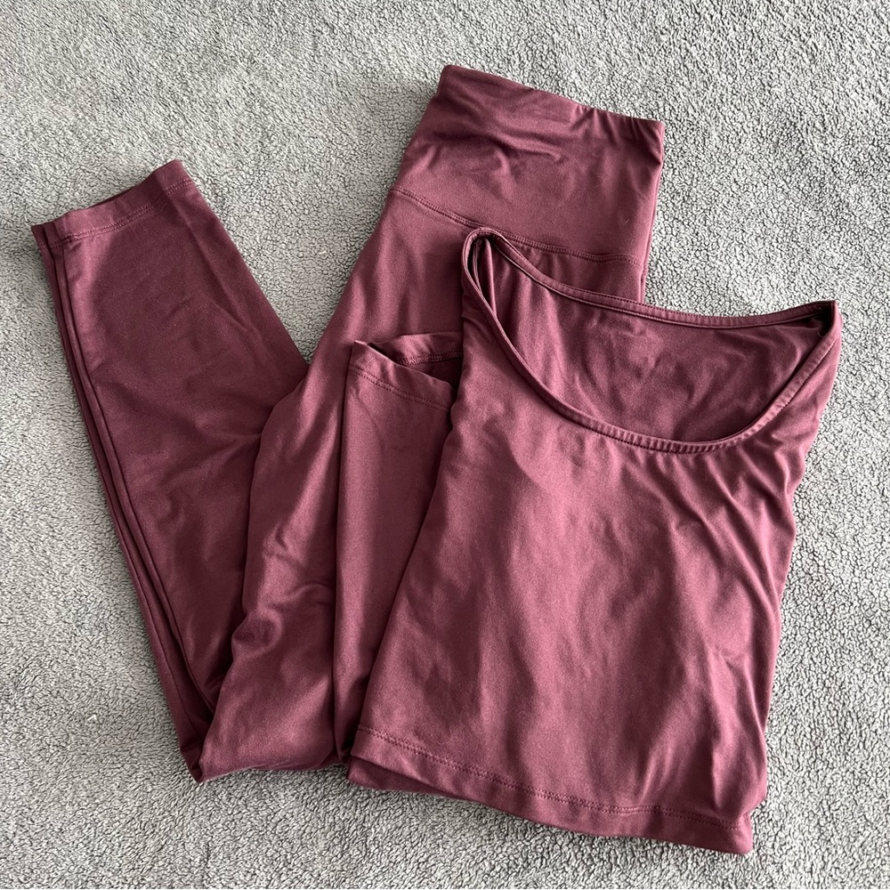 Kindred Bravely Jane nursing pajamas large purple